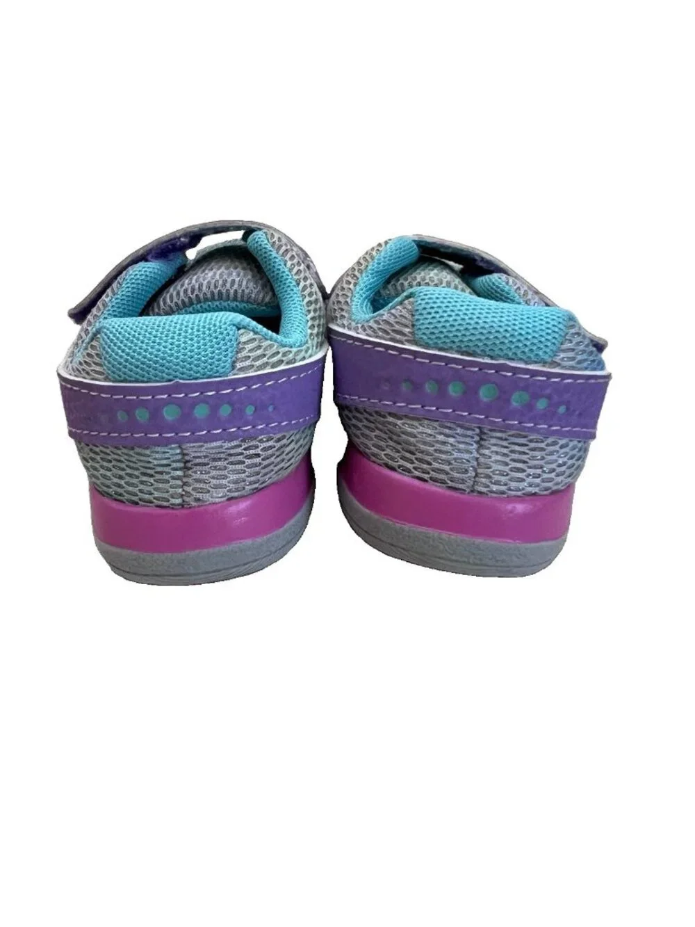 See Kai Run Ryder II FlexiRun Toddler Size 4 Purple Teal Mesh Washable Sneakers